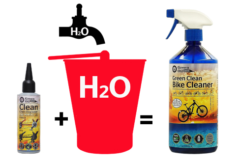 How to refill Green Clean bike cleaner